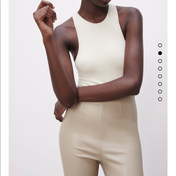 Last🔥Zara faux leather leggings bloggers fav - Picture 7 of 8